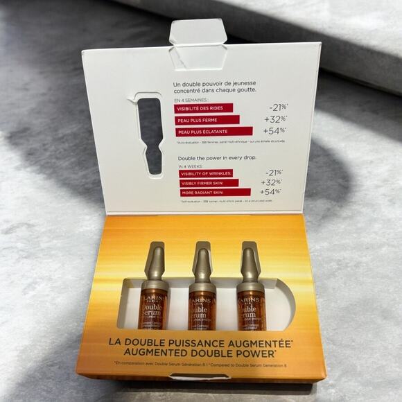 Clarins Paris Double Serum 3 Day Kit Age Defying Concentrate - Picture 1 of 4